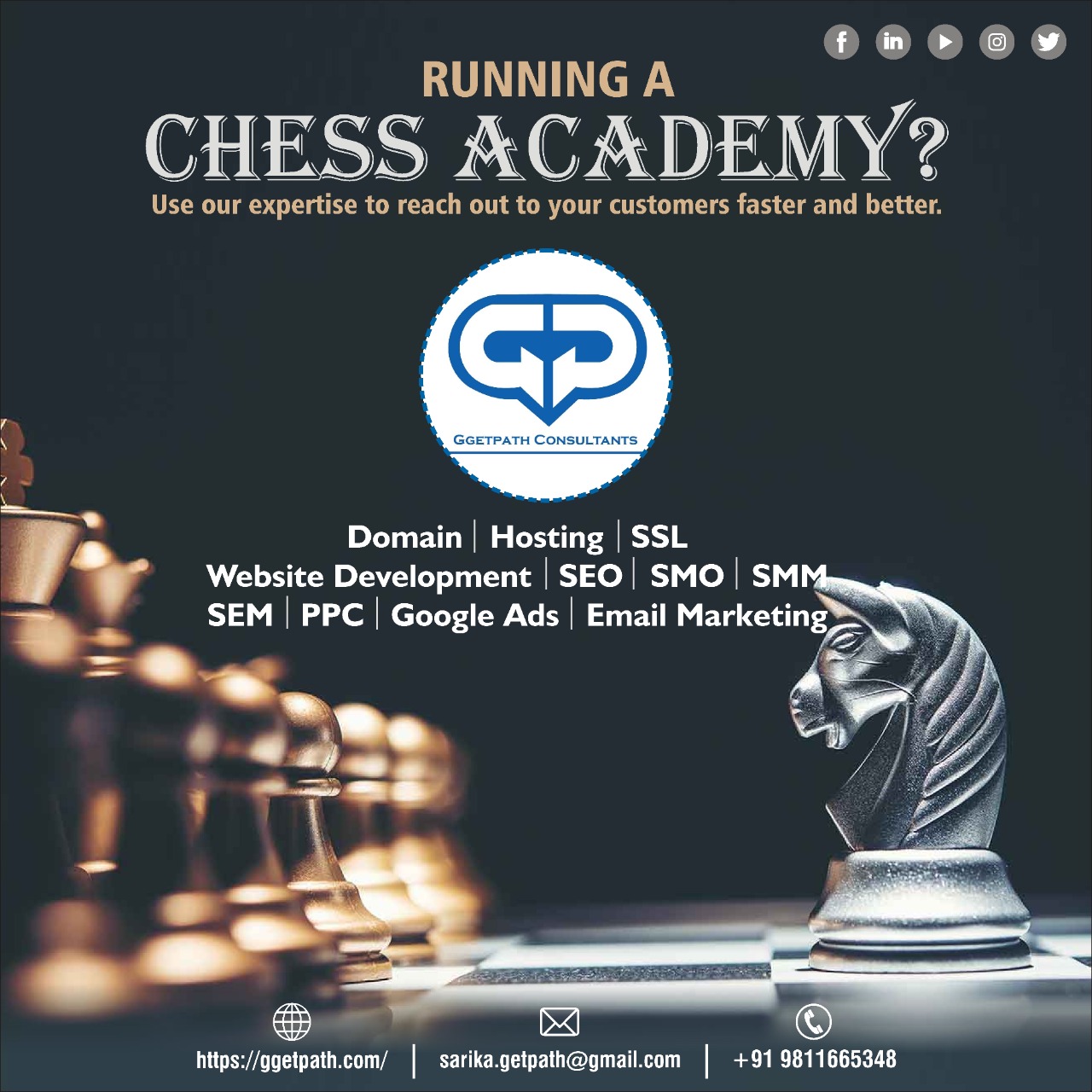 Digital Marketing For Chess Academy