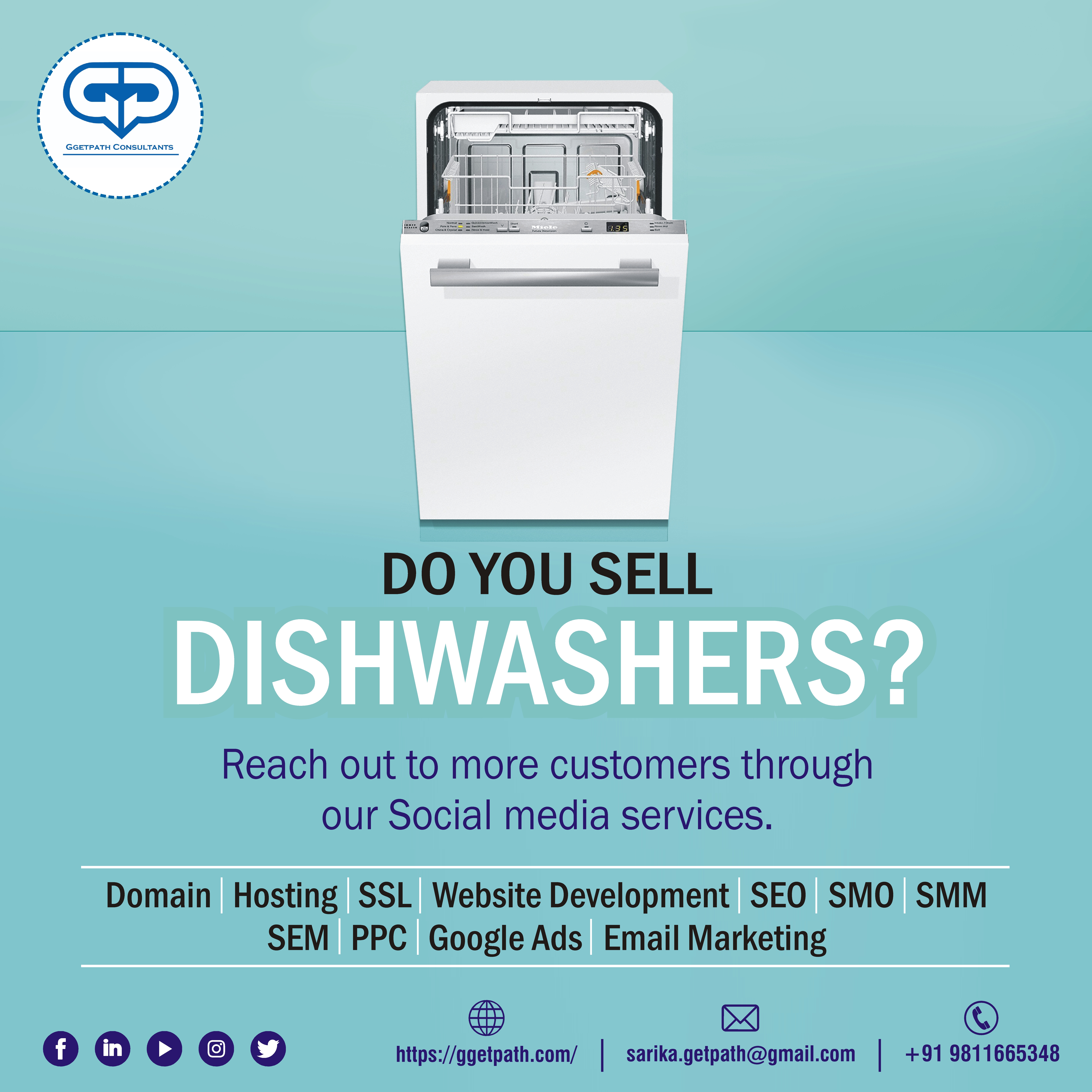 Digital Marketing For Dishwasher Seller